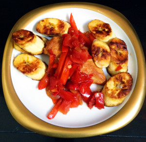 Paleo Costa Rican Chicken and Fried Plantain